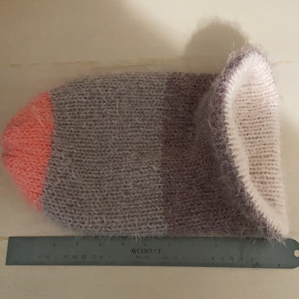 Reversible beanie 🧶 New handmade knitted winter hat ❄️ - Picture 4 of 6